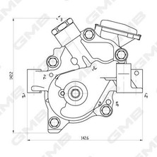 Gmb Hella Pagıd Yağ Pompası Toyota ,corolla 07-13 / Auris 07-12 1.6 1zrfe/ Avensis 08-18 GMB-GOAS-132A