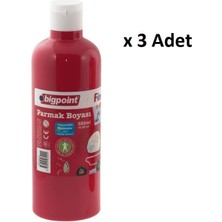 Bigpoint Parmak Boyası 500 ml Kırmızı x 3 Adet