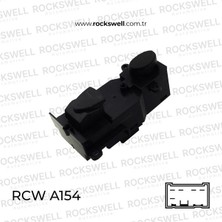 Rockswell Cam Acma Kapama Anahtarı Sağ Ön Teklı Honda Cıvıc 06-12 (5 Pın) - A154