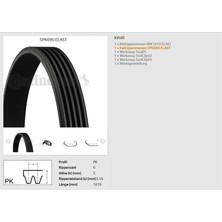 Contitech Contıtech Kanallı Kayış Seti ( Ford Fıesta 1.25 1.6 Zetec 08-/ ) CON-6PK1019ELASTT1