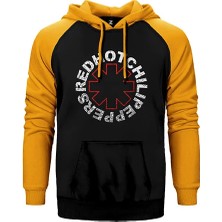 Z zepplin Red Hot Chilipeppers Sarı Renk Reglan Kol Kapşonlu Sweatshirt