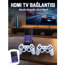 Str Store Retro Oyun Konsolu 2 Kablosuz Oyun Kolu ve IPS Ekranlı