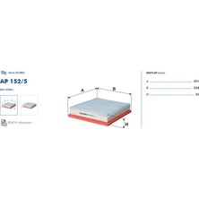 Filtron Fıltron Hava Fıltresı Opel Insıgnıa A14NET A16LET A16XHT 1.6 Cdtı 2.0 Cdtı