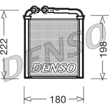 Denso Kalorıfer Radyatoru-Denso Tıp (Vw Golf 12-13 Passat 11-15 Skoda Superb 14-15)