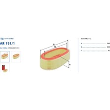 Filtron Fıltron Hava Fıltresı ( Dacıa Logan 04- Sandero 1.4 1.6 08-/renault Clıo Iı Symbol-Kango 1.4 8V E7J 97- )