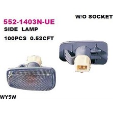 Depo Çamurluk Sinyal Lambası Sol Sağ Beyaz Duysuz Peugeot 106-306-406 Citroen Saxo 2000 ve Sonrası
