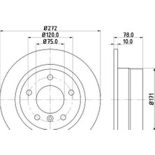 Hella Pagid Hella Pagıd Fren Diski Bmw E36 Arka Compact Hll-8dd 355 104-261