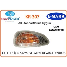 Kaya Plastik Kaya Plastık Ayna Sınyalı Sol - (Renault Megane Iıı - Fluence ) (E Sertıfıkalı)