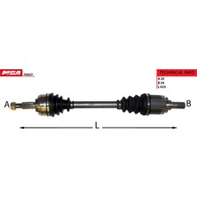Mga Aks Aks Komple Sol Edc Otomatik 6 Vites Fluence Megane Iıı 1.5 K9K MGA-70927