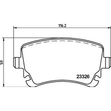 Hella Pagid Hella Pagıd Arka Fren Balatası Kablosuz Vw Audi Hll-8db 355 010-971