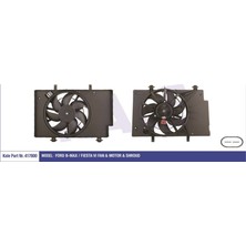 KALE RADYATÖR Kale Radyator Kale Fan Motoru Komple (+Ac) Ford Fıesta Bmax Ecosport 1.4 1.5 Tdcı 1.6 Zetec 08-19