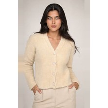 Fashion Friends Düğme Detaylı Taş Kadın Hırka 26K0203K1