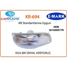 Kaya Plastik Kaya Plastık Ayna Sınyal Lambası Ledlı Sol (Kapaklı) Renault Megane 4 (E Sertıfıkalı)