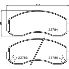 Hella Pagid Hella Pagıd Fren Balatası Ön Kia Besta/mazda E2200 Hll-8db 355 010-131