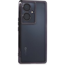 Str Store Vivo V29 Lite Kılıf Razer Lensli Silikon - Mor