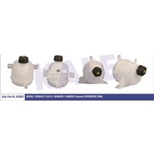 KALE RADYATÖR Kale Radyator Kale Genleşme Tankı (Kapaklı) (Renault Clıo Iı Kangoo 1.2 1.4 1.5dcı 1.6 2.0 16V 3.0 V6 98- )