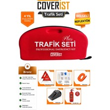 Coverist Eva Trafik Seti - 1 kg Yangın Tüpü - 4 Yıllık - Kırmızı - Bronz Paket