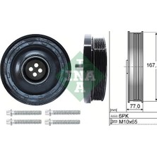 Ina Krank Kasnagı Bmw N47 N / E84-E90-F07-F10-F20-F30
