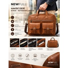 Newfull Deri Evrak Notebook (Laptop) Çantası