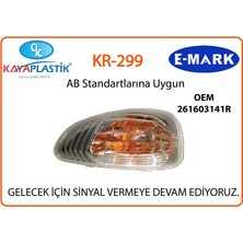 Kaya Plastik Kaya Plastık Ayna Sınyalı Sag Beyaz ( Renault Master Iıı ) Yenı Model 299B (E Sertıfıkalı)
