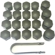 Mga Trim Bijon Kapak Seti Gri-20 Adet Sifresiz Bijon Kapagi+Cikartma Aparati ( Vw Tum Modeller ) MGA-942095