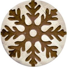 Str Store Ahşap Mobilya Kulp 3.8 cm Kar Tanesi Desenli Çekmece Kulpu