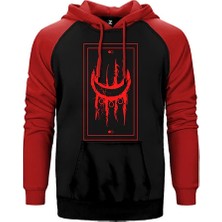 Z zepplin Signs Of The Swarm Album Kırmızı Renk Reglan Kol Kapşonlu Sweatshirt