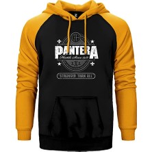 Z zepplin Pantera Stronger Than All Çift Renk Reglan Kol Sweatshirt / Hoodie