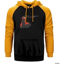 Z zepplin Hellsing Ultimate Gun Sarı Renk Reglan Kol Kapşonlu Sweatshirt