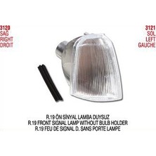 Pleksan Sınyal Lambası Sol Duysuz ( Renault R19 )
