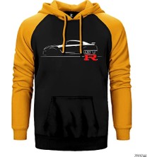 Z zepplin Never Stand Still Sarı Renk Reglan Kol Kapşonlu Sweatshirt