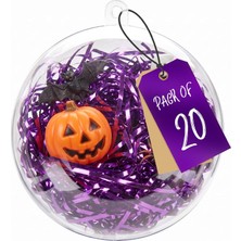 Str Store 20 Adet 80 mm Süs Topları Noel Dekorasyon Topları, Şeffaf Plastik Doldurulabilir Süs Topu, Noel Için Kendin Yap Şeffaf Plastik Toplar, Yeni Yıl Hediyesi, Düğün Ev Dekoru (7,8 Cm)