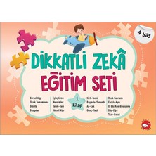 Beyaz Balina Yayınları Dikkatli Zekâ Eğitim Seti 1. Kitap (4 Yaş)