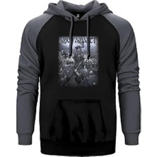 Z zepplin Amon Amarth Vikings War Gri Renk Reglan Kol Kapşonlu Sweatshirt