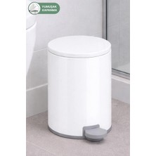 Str Store Cigo 3 Lt Banyo Mutfak Ofis Çelik Çöp Kovası - Beyaz