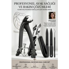 Creatividad Solutions Profesyonel Batık Tırnak Bakım Seti 6'lı Pedikür Seti Kalın Sert Mantarlı Tırnak Makası Pensesi Törpü Küret Aparatı Korektör Evde Ayak Bakımı Podoloji Seti 723650