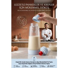 Creatividad Solutions Hepsi Bir Arada Hamur Karıştırıcı Şişe Blenderball Tel Toplu Isıya Dayanıklı Dağıtıcı Krep Pankek Akıtma Yapıcı 723659