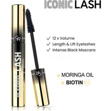 Str Store Iconic Lash Intense Black Mascara - Biotin ve Moringa Yağlı Hacim Veren Maskara
