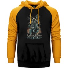 Z zepplin Children of Bodom Horseman Sarı Renk Reglan Kol Kapşonlu Sweatshirt