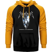 Z zepplin Emperor Emperial Live Ceremony Sarı Renk Reglan Kol Kapşonlu Sweatshirt