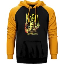 Z zepplin Korn Untouchables Çift Renk Reglan Kol Sweatshirt / Hoodie