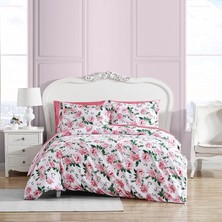 Str Store Kraliçe Nevresim Takımı, Eşleşen Yastık Kılıflarıyla Ters Çevrilebilir Yatak, Dört Mevsim Ev Dekoru (Sallanan Güller Pembe, Kraliçe)