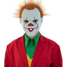 Dolozena Korkutucu Joker Maske 31X22 cm Cadılar Bayramı Için