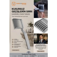Creatividad Solutions Eğimli Berber Fade Tarağı Geçiş ve Konumlandırma Tarağı 723613