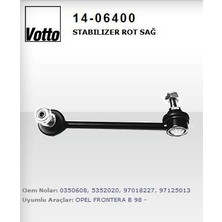 Votto On Takım Stabılızer Rot Sag ( Opel Frontera B / Suzukı Baleno 96/02 )