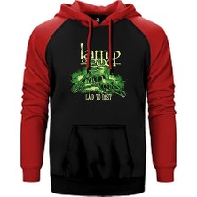 Z zepplin Lamb Of God Genre Çift Renk Reglan Kol Sweatshirt / Hoodie