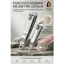 Creatividad Solutions Profesyonel Manikür Seti 2li Batık Çıkarıcı Açılı Tırnak Makası 723643