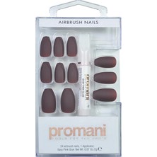 Str Store Matte Takma Tırnak Kiti Koyu Bordo PR-5018