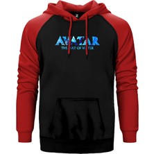 Z zepplin Avatar The Way Of Water Movie Kırmızı Renk Reglan Kol Kapşonlu Sweatshirt