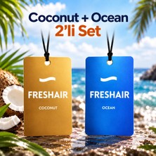 Freshair Araç Kokusu 2'li Set Coconut & Ocean
